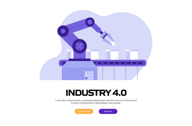 工廠banner插畫(huà)