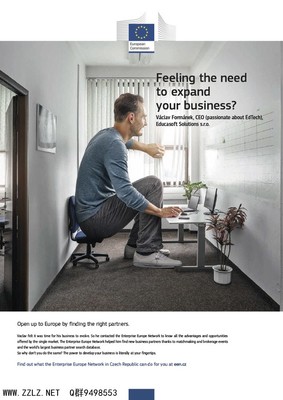 歐盟委員會(huì)制作的擴(kuò)大業(yè)務(wù)經(jīng)營(yíng)廣告設(shè)計(jì)